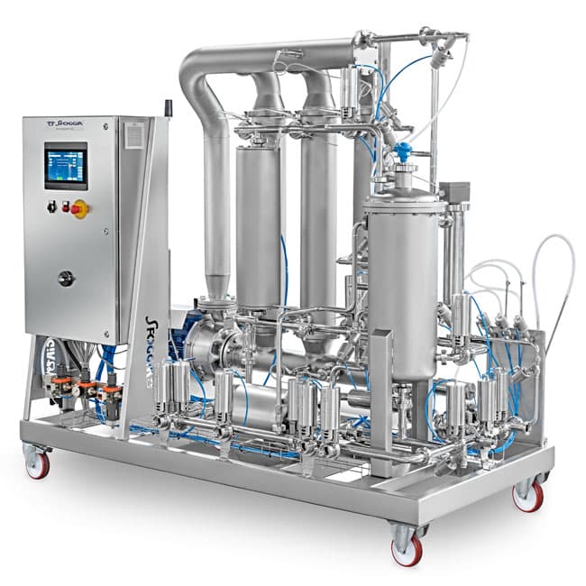 Filtro tangencial com membrana cerâmica