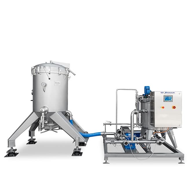 Filtro de farinha vertical de 10 m2